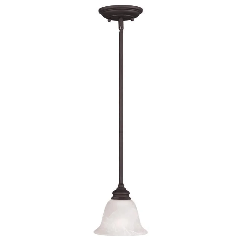 Chandeliers with Colored Glass for a Splash of ColorChandeliers with Colored Glass for a Splash of ColorLivex Essex 1 Light Bronze Mini Pendant - C185-1340-07 Chandeliers with Colored Glass for a Splash of ColorChandeliers with Colored Glass for a Splash of ColorLivex Essex 1 Light Bronze Mini Pendant - C185-1340-07