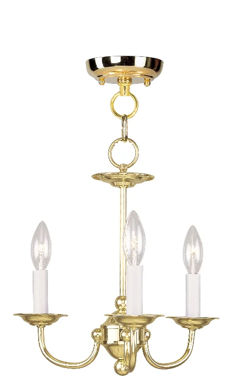 Chandeliers with Multiple Lights for Maximum IlluminationChandeliers with Multiple Lights for Maximum IlluminationLivex Home Basics 3 Light Polished Brass Mini Chandelier - C185-4153-02 Chandeliers with Multiple Lights for Maximum IlluminationChandeliers with Multiple Lights for Maximum IlluminationLivex Home Basics 3 Light Polished Brass Mini Chandelier - C185-4153-02