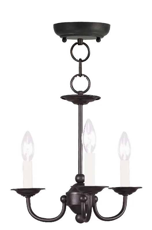 Chandeliers with Frosted Glass for a Softer Light DiffusionChandeliers with Frosted Glass for a Softer Light DiffusionLivex Home Basics 3 Light Black Mini Chandelier - C185-4153-04 Chandeliers with Frosted Glass for a Softer Light DiffusionChandeliers with Frosted Glass for a Softer Light DiffusionLivex Home Basics 3 Light Black Mini Chandelier - C185-4153-04