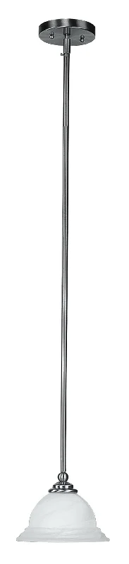 Chandeliers for High Ceilings to Fill Vertical SpaceChandeliers for High Ceilings to Fill Vertical SpaceLivex North Port 1 Light Brushed Nickel Mini Pendant - C185-4256-91 Chandeliers for High Ceilings to Fill Vertical SpaceChandeliers for High Ceilings to Fill Vertical SpaceLivex North Port 1 Light Brushed Nickel Mini Pendant - C185-4256-91