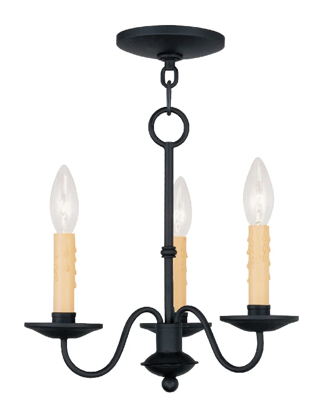 Chandeliers with Pendant Lights for a Stylish LookChandeliers with Pendant Lights for a Stylish LookLivex Heritage 3 Light Black Mini Chandelier - C185-4463-04 Chandeliers with Pendant Lights for a Stylish LookChandeliers with Pendant Lights for a Stylish LookLivex Heritage 3 Light Black Mini Chandelier - C185-4463-04