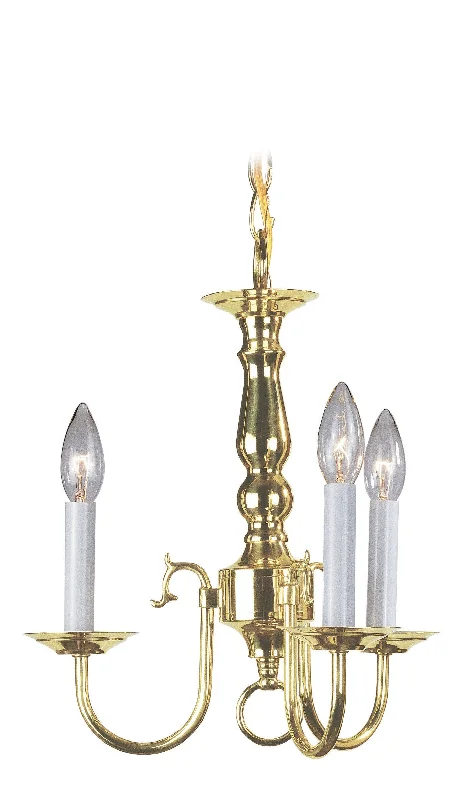 Chandeliers for Dining Rooms to Set the Mood for MealsChandeliers for Dining Rooms to Set the Mood for MealsLivex Williamsburgh 3 Light Polished Brass Mini Chandelier - C185-5013-02 Chandeliers for Dining Rooms to Set the Mood for MealsChandeliers for Dining Rooms to Set the Mood for MealsLivex Williamsburgh 3 Light Polished Brass Mini Chandelier - C185-5013-02
