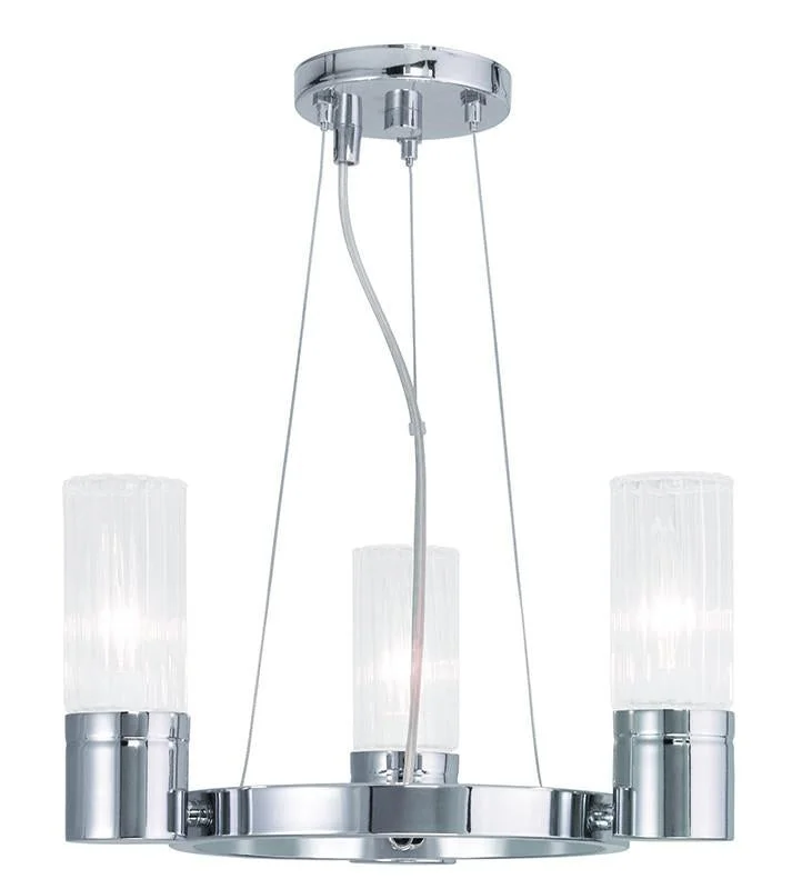 Mid - Century Modern Chandeliers for Vintage AppealMid - Century Modern Chandeliers for Vintage AppealLivex Midtown 3 Light Polished Chrome Mini Chandelier - C185-50693-05 Mid - Century Modern Chandeliers for Vintage AppealMid - Century Modern Chandeliers for Vintage AppealLivex Midtown 3 Light Polished Chrome Mini Chandelier - C185-50693-05