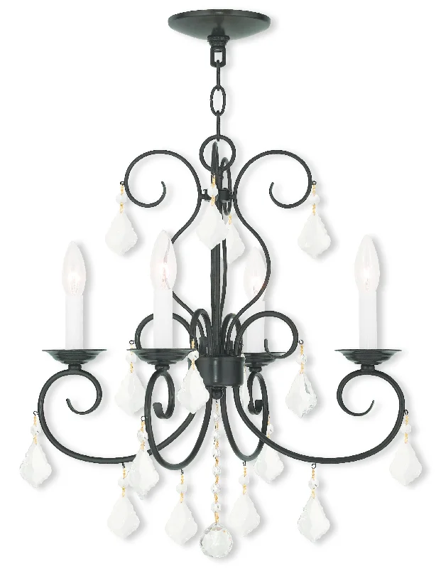 Chandeliers for Dining Rooms to Set the Mood for MealsChandeliers for Dining Rooms to Set the Mood for MealsLivex Donatella 4 Light English Bronze Mini Chandelier - C185-50764-92 Chandeliers for Dining Rooms to Set the Mood for MealsChandeliers for Dining Rooms to Set the Mood for MealsLivex Donatella 4 Light English Bronze Mini Chandelier - C185-50764-92