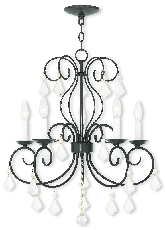 Chandeliers with Metal Frames in Copper FinishChandeliers with Metal Frames in Copper FinishLivex Donatella 5 Light English Bronze Mini Chandelier - C185-50765-92 Chandeliers with Metal Frames in Copper FinishChandeliers with Metal Frames in Copper FinishLivex Donatella 5 Light English Bronze Mini Chandelier - C185-50765-92