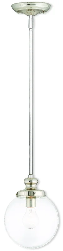 Chandeliers with Candle - Style Bulbs for a Classic AestheticChandeliers with Candle - Style Bulbs for a Classic AestheticLivex Sheffield 1 Light Polished Nickel Mini Pendant - C185-50902-35 Chandeliers with Candle - Style Bulbs for a Classic AestheticChandeliers with Candle - Style Bulbs for a Classic AestheticLivex Sheffield 1 Light Polished Nickel Mini Pendant - C185-50902-35