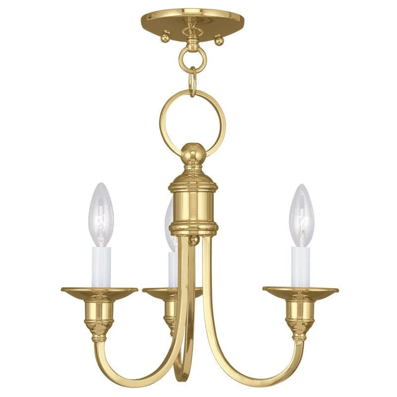 Chandeliers with Adjustable Height for Custom InstallationChandeliers with Adjustable Height for Custom InstallationLivex Cranford 3 Light PB Mini Chandelier/Ceiling Mount - C185-5143-02 Chandeliers with Adjustable Height for Custom InstallationChandeliers with Adjustable Height for Custom InstallationLivex Cranford 3 Light PB Mini Chandelier/Ceiling Mount - C185-5143-02
