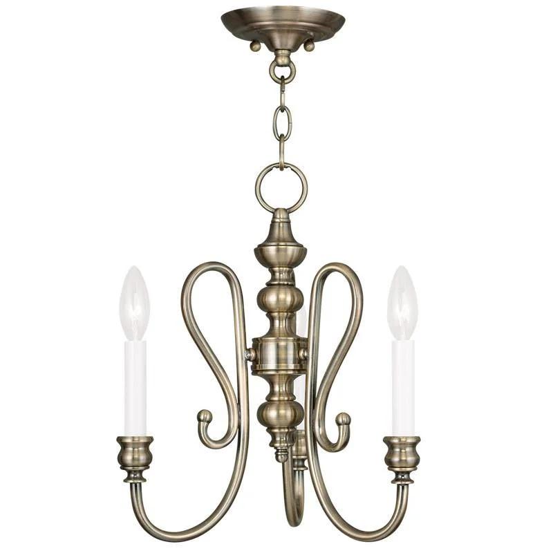 Chandeliers with Frosted Glass for a Softer Light DiffusionChandeliers with Frosted Glass for a Softer Light DiffusionLivex Caldwell 3 Light AB Mini Chandelier/Ceiling Mount - C185-5163-01 Chandeliers with Frosted Glass for a Softer Light DiffusionChandeliers with Frosted Glass for a Softer Light DiffusionLivex Caldwell 3 Light AB Mini Chandelier/Ceiling Mount - C185-5163-01