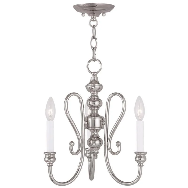 Chandeliers with Murano Glass for a High - End Artistic TouchChandeliers with Murano Glass for a High - End Artistic TouchLivex Caldwell 3 Light PN Mini Chandelier/Ceiling Mount - C185-5163-35 Chandeliers with Murano Glass for a High - End Artistic TouchChandeliers with Murano Glass for a High - End Artistic TouchLivex Caldwell 3 Light PN Mini Chandelier/Ceiling Mount - C185-5163-35