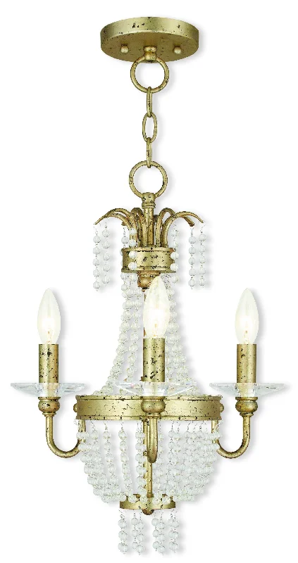 Chandeliers with Murano Glass for a High - End Artistic TouchChandeliers with Murano Glass for a High - End Artistic TouchLivex Valentina 3 Light WG Mini Chandelier/Ceiling Mount - C185-51843-28 Chandeliers with Murano Glass for a High - End Artistic TouchChandeliers with Murano Glass for a High - End Artistic TouchLivex Valentina 3 Light WG Mini Chandelier/Ceiling Mount - C185-51843-28