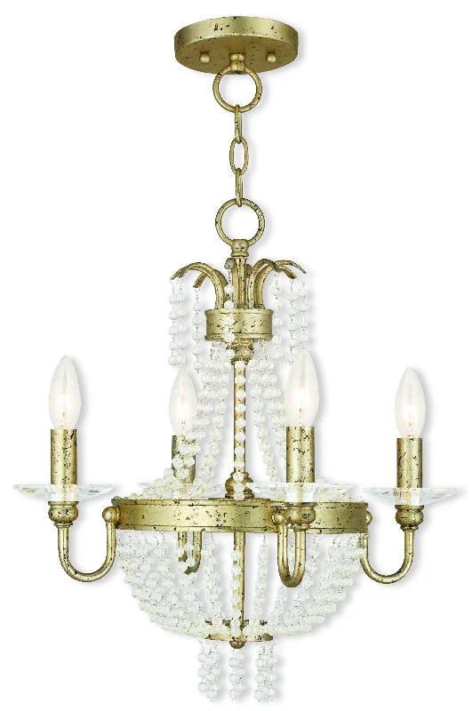 Small Chandeliers for Compact RoomsSmall Chandeliers for Compact RoomsLivex Valentina 4 Light WG Mini Chandelier/Ceiling Mount - C185-51844-28 Small Chandeliers for Compact RoomsSmall Chandeliers for Compact RoomsLivex Valentina 4 Light WG Mini Chandelier/Ceiling Mount - C185-51844-28