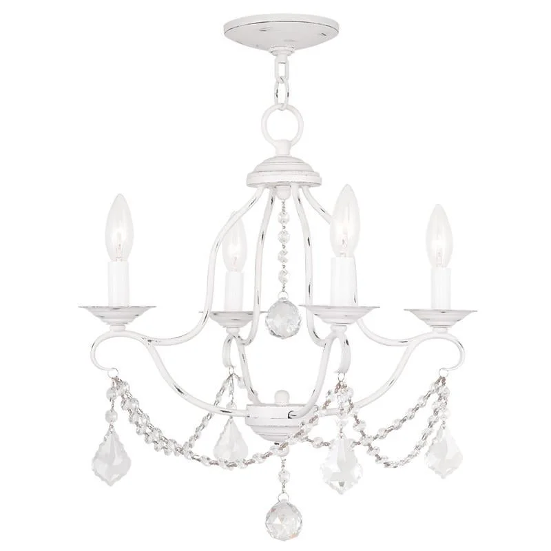 Chandeliers with Metal Frames in Bronze FinishChandeliers with Metal Frames in Bronze FinishLivex Chesterfield 4 Light Antique White Mini Chandelier - C185-6424-60 Chandeliers with Metal Frames in Bronze FinishChandeliers with Metal Frames in Bronze FinishLivex Chesterfield 4 Light Antique White Mini Chandelier - C185-6424-60