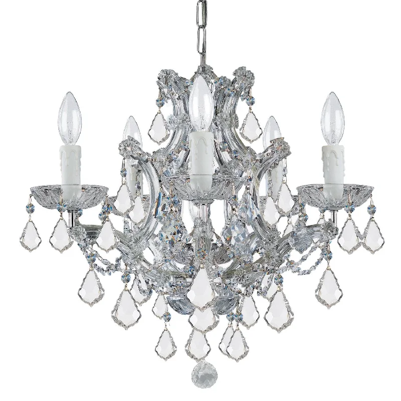 Mid - Century Modern Chandeliers for Vintage AppealMid - Century Modern Chandeliers for Vintage Appeal6 Light Polished Chrome Crystal Mini Chandelier Draped In Clear Italian Crystal - C193-4405-CH-CL-I Mid - Century Modern Chandeliers for Vintage AppealMid - Century Modern Chandeliers for Vintage Appeal6 Light Polished Chrome Crystal Mini Chandelier Draped In Clear Italian Crystal - C193-4405-CH-CL-I