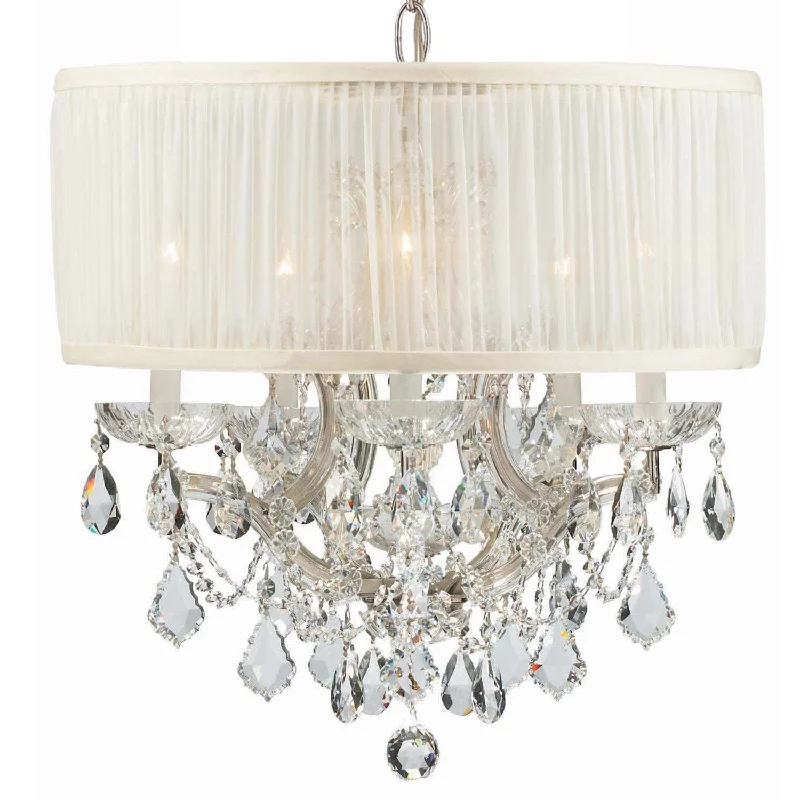 Mini Chandeliers for Adding Charm to Small SpacesMini Chandeliers for Adding Charm to Small Spaces6 Light Polished Chrome Traditional Mini Chandelier Draped In Clear Swarovski Strass Crystal - C193-4415-CH-SAW-CLS