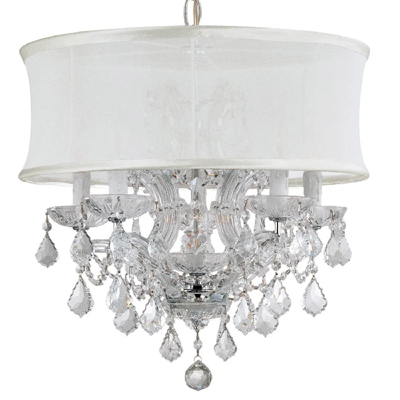 Chandeliers with Multiple Lights for Maximum IlluminationChandeliers with Multiple Lights for Maximum Illumination6 Light Polished Chrome Traditional Mini Chandelier Draped In Clear Swarovski Strass Crystal - C193-4415-CH-SMW-CLS
