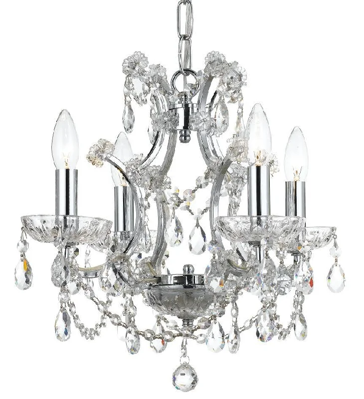 Chandeliers with Dimmable Lights for Ambiance ControlChandeliers with Dimmable Lights for Ambiance ControlClear Hand Cut Crystal Mini Chandelier - C193-4454-CH-CL-MWP