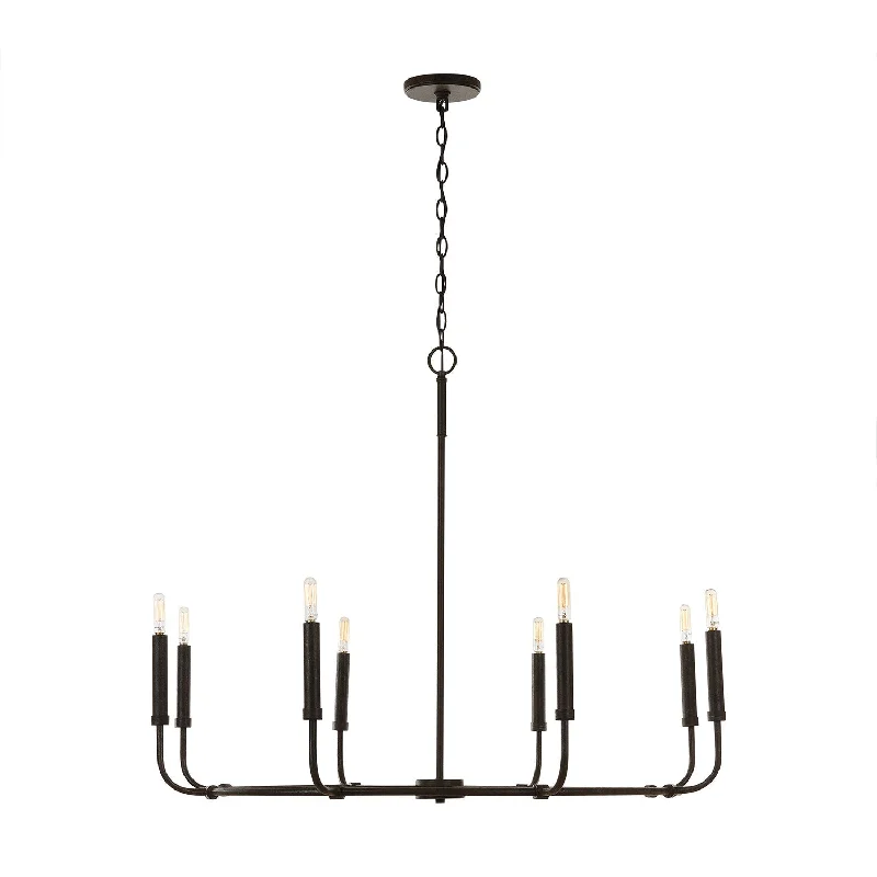 Industrial Iron Chandeliers for Loft - Inspired SpacesIndustrial Iron Chandeliers for Loft - Inspired SpacesCapital Colby 432882MI Chandelier Light - Mineral Brown