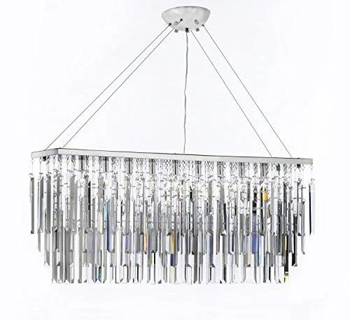 Mini Chandeliers for Adding Charm to Small SpacesMini Chandeliers for Adding Charm to Small SpacesChandelier Light W/ Empress Crystal (Tm) Modern "Rain Drop" Chandeliers Linear Pendant - F7-B40/926/9