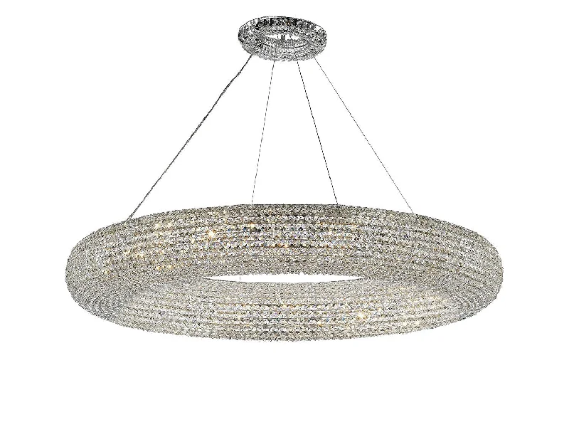Chandeliers with Multiple Lights for Maximum IlluminationChandeliers with Multiple Lights for Maximum IlluminationCrystal Halo Chandelier Modern / Contemporary Lighting Floating Orb Chandelier 59" Wide - Good for Dining Room, Foyer, Entryway, Family Room and More! - CJD-4156/24 Chandeliers with Multiple Lights for Maximum IlluminationChandeliers with Multiple Lights for Maximum IlluminationCrystal Halo Chandelier Modern / Contemporary Lighting Floating Orb Chandelier 59" Wide - Good for Dining Room, Foyer, Entryway, Family Room and More! - CJD-4156/24