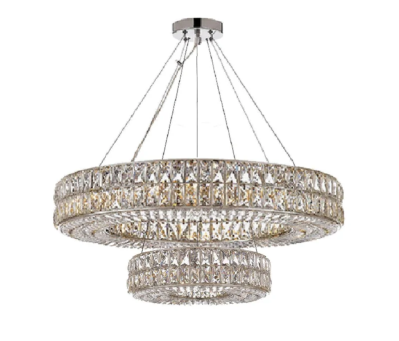 Chandeliers with Venetian Glass for a Luxurious LookChandeliers with Venetian Glass for a Luxurious LookCrystal Nimbus Ring Chandelier Modern/Contemporary Lighting Pendant 40" Wide - for Dining Room, Foyer, Entryway, Family Room - Double Ring! - GB104-3063/14+8 Chandeliers with Venetian Glass for a Luxurious LookChandeliers with Venetian Glass for a Luxurious LookCrystal Nimbus Ring Chandelier Modern/Contemporary Lighting Pendant 40" Wide - for Dining Room, Foyer, Entryway, Family Room - Double Ring! - GB104-3063/14+8