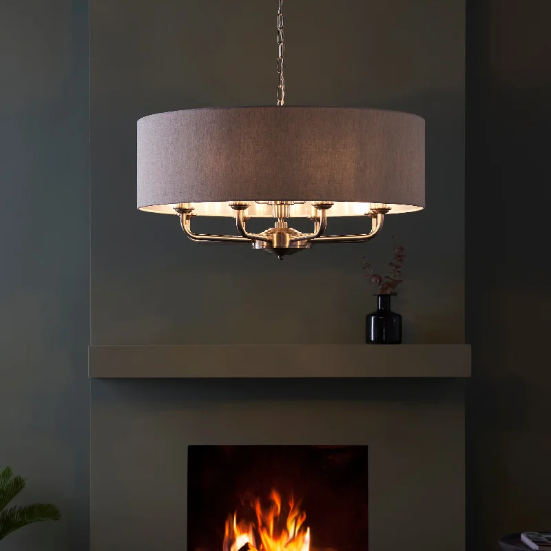 LED Chandeliers for Energy - Efficient LightingLED Chandeliers for Energy - Efficient LightingEndon Highclere 8lt Pendant Brushed Chrome & Natural LED Chandeliers for Energy - Efficient LightingLED Chandeliers for Energy - Efficient LightingEndon Highclere 8lt Pendant Brushed Chrome & Natural