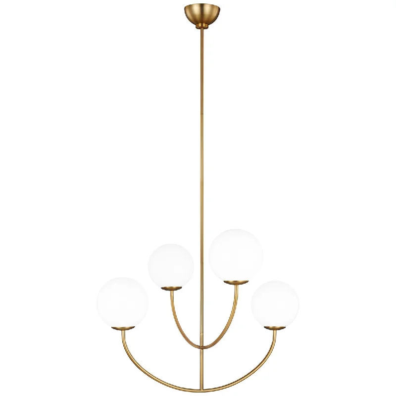 Chandeliers with Metal Frames in Silver FinishChandeliers with Metal Frames in Silver FinishFeiss Aerin Galassia 4-Light Chandelier Chandeliers with Metal Frames in Silver FinishChandeliers with Metal Frames in Silver FinishFeiss Aerin Galassia 4-Light Chandelier