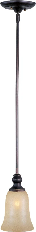 Chandeliers with Colored Glass for a Splash of ColorChandeliers with Colored Glass for a Splash of ColorInfinity 1-Light Mini Pendant Oil Rubbed Bronze - C157-91305WSOI