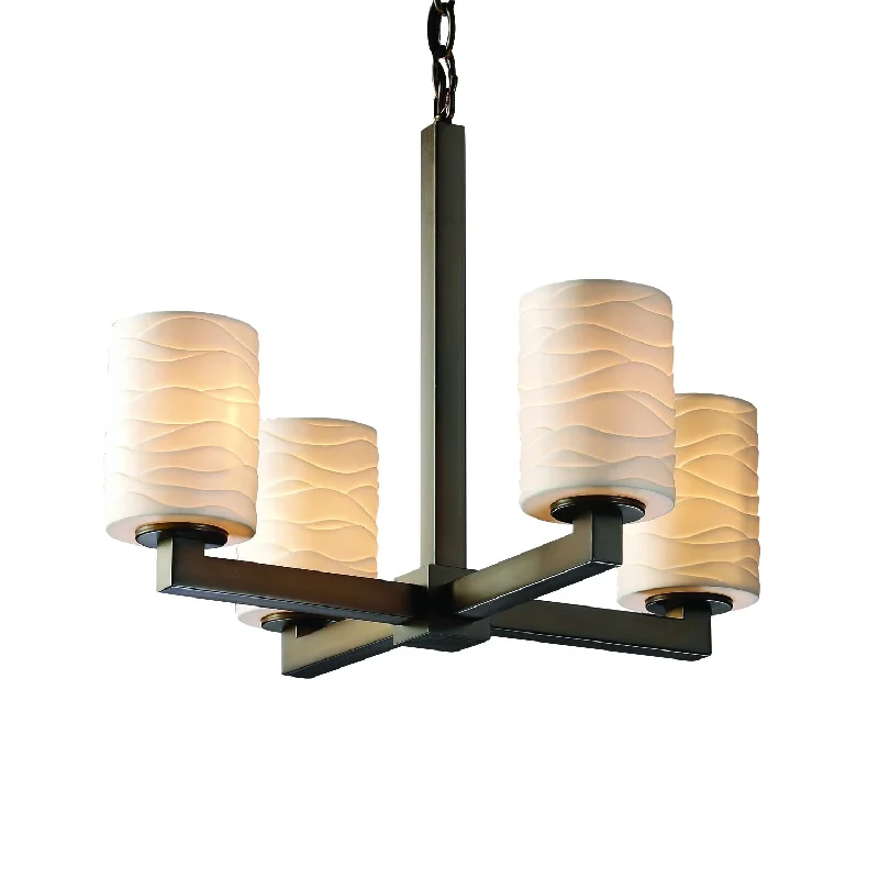 Chandeliers with Pendant Lights for a Stylish LookChandeliers with Pendant Lights for a Stylish LookJustice Designs Limoges POR-8829-10-WAVE-DBRZ Chandelier Light - Dark Bronze