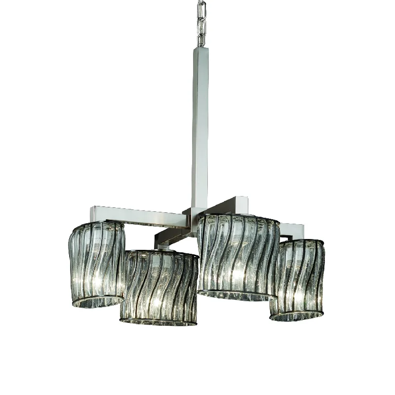 Chandeliers with Candle - Style Bulbs for a Classic AestheticChandeliers with Candle - Style Bulbs for a Classic AestheticJustice Designs Wire Glass WGL-8920-30-SWCB-NCKL Chandelier Light - Brushed Nickel Chandeliers with Candle - Style Bulbs for a Classic AestheticChandeliers with Candle - Style Bulbs for a Classic AestheticJustice Designs Wire Glass WGL-8920-30-SWCB-NCKL Chandelier Light - Brushed Nickel