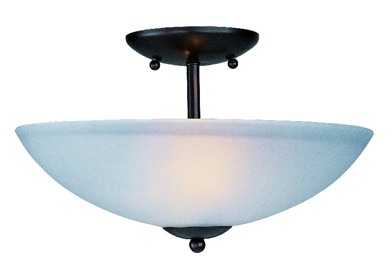 Chandeliers for Low Ceilings to Avoid OvercrowdingChandeliers for Low Ceilings to Avoid OvercrowdingLogan 2-Light Semi-Flush Mount Oil Rubbed Bronze - C157-10042FTOI