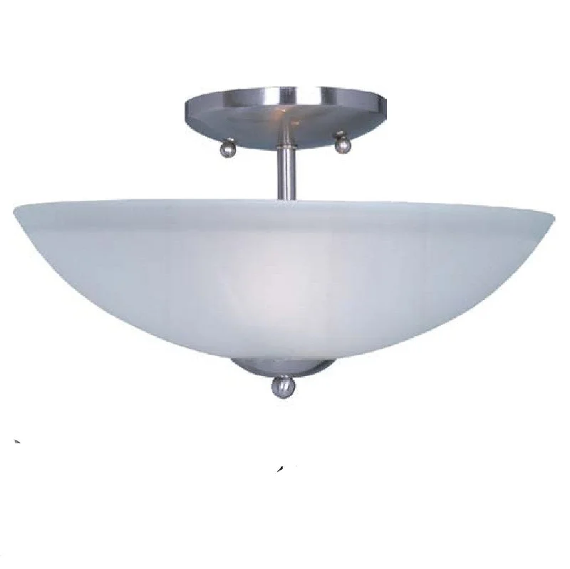 Art Deco Chandeliers for a Retro - Glam LookArt Deco Chandeliers for a Retro - Glam LookLogan 2-Light Semi-Flush Mount Satin Nickel - C157-10042FTSN