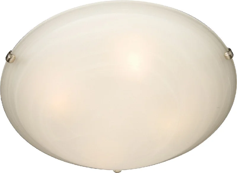Chandeliers with Colored Glass for a Splash of ColorChandeliers with Colored Glass for a Splash of ColorMalaga 2-Light Flush Mount Satin Nickel - C157-2680MRSN