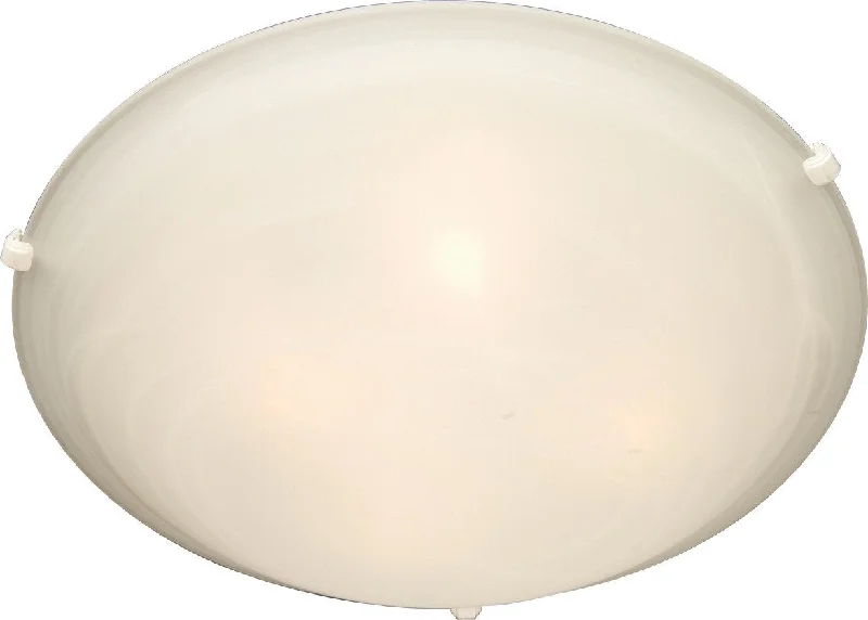 Chandeliers for Low Ceilings to Avoid OvercrowdingChandeliers for Low Ceilings to Avoid OvercrowdingMalaga 3-Light Flush Mount White - C157-2681MRWT