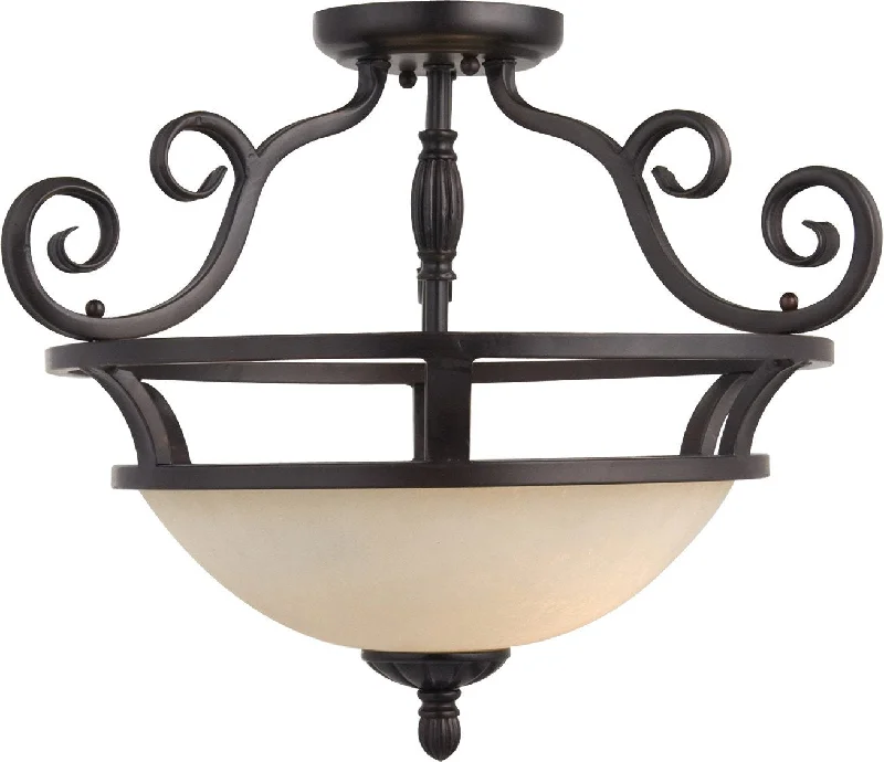 Mini Chandeliers for Adding Charm to Small SpacesMini Chandeliers for Adding Charm to Small SpacesManor 2-Light Semi-Flush Mount Oil Rubbed Bronze - C157-12201FIOI Mini Chandeliers for Adding Charm to Small SpacesMini Chandeliers for Adding Charm to Small SpacesManor 2-Light Semi-Flush Mount Oil Rubbed Bronze - C157-12201FIOI