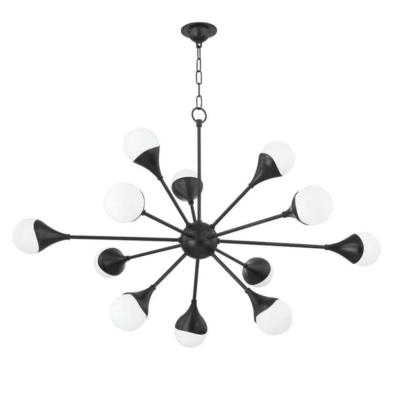 Chandeliers with Metal Frames in Gold FinishChandeliers with Metal Frames in Gold FinishAriana LED Chandelier
