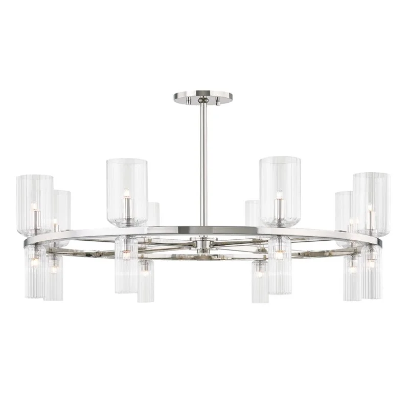 Chandeliers with Clear Crystal for a Sparkling EffectChandeliers with Clear Crystal for a Sparkling EffectTabitha 16Chandelier