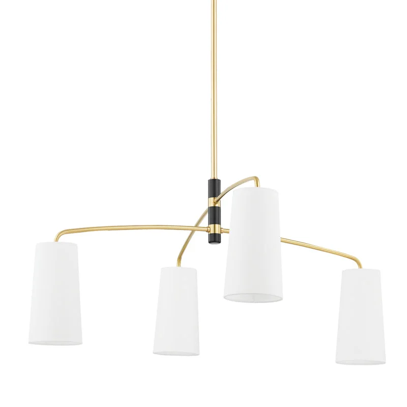 Chandeliers with Metal Frames in Black FinishChandeliers with Metal Frames in Black FinishEvelyn Chandelier
