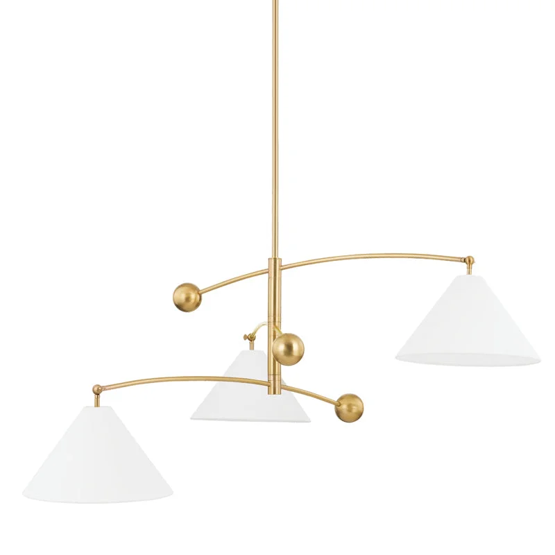 Chandeliers with Metal Frames in Gold FinishChandeliers with Metal Frames in Gold FinishBirdie Chandelier
