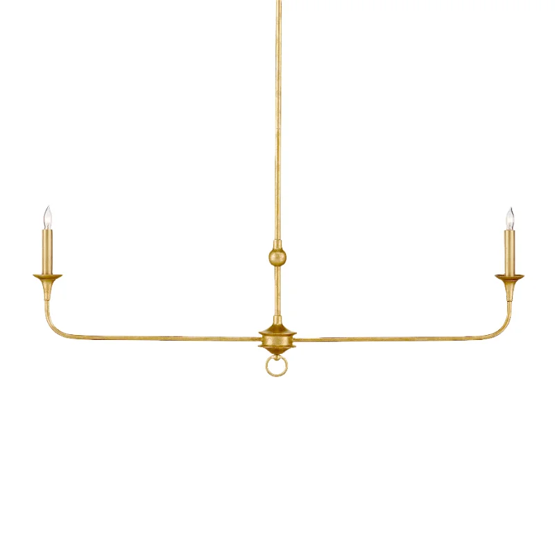Small Chandeliers for Compact RoomsSmall Chandeliers for Compact RoomsNottaway Linear Gold Chandelier
