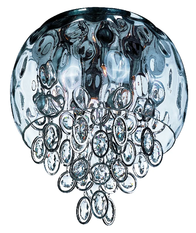 Large Chandeliers for Grand Halls and FoyersLarge Chandeliers for Grand Halls and FoyersRipple 6-Light Flush Mount Polished Nickel - C157-21470WGPN Large Chandeliers for Grand Halls and FoyersLarge Chandeliers for Grand Halls and FoyersRipple 6-Light Flush Mount Polished Nickel - C157-21470WGPN