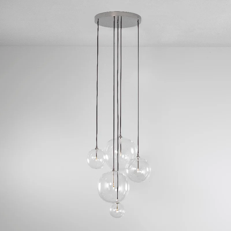 Modern Crystal Chandeliers for Contemporary HomesModern Crystal Chandeliers for Contemporary HomesSchwung Cluster 5 Mix Chandelier