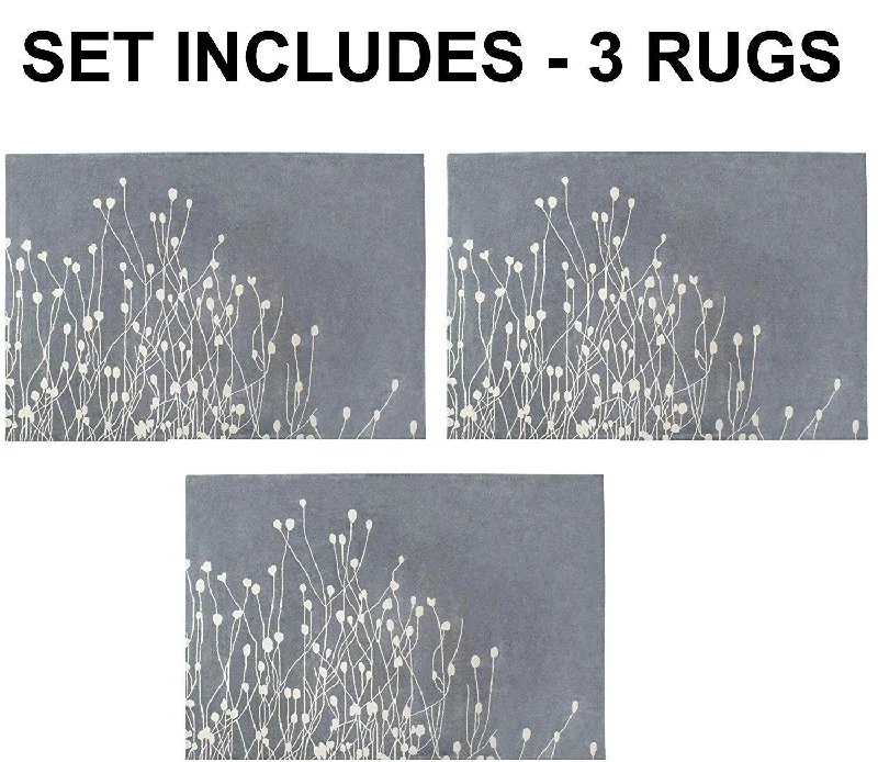 Industrial Iron Chandeliers for Loft - Inspired SpacesIndustrial Iron Chandeliers for Loft - Inspired SpacesSet of 3 - Floral Hand-Tufted Transitional Contemporary Wool Rug Area Rug 8 X 10 - 3EA J10-IN-201-8X10