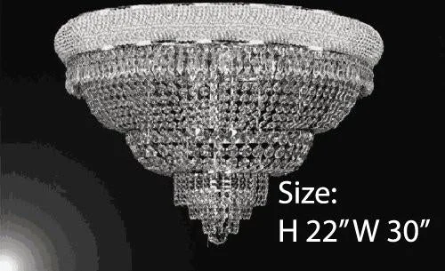 Mini Chandeliers for Adding Charm to Small SpacesMini Chandeliers for Adding Charm to Small SpacesSilver French Empire Crystal Flush Chandelier Lighting H22" W30" - G93-Flush/Silver/448/21 Mini Chandeliers for Adding Charm to Small SpacesMini Chandeliers for Adding Charm to Small SpacesSilver French Empire Crystal Flush Chandelier Lighting H22" W30" - G93-Flush/Silver/448/21