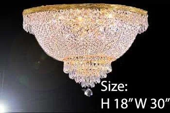 Mid - Century Modern Chandeliers for Vintage AppealMid - Century Modern Chandeliers for Vintage AppealSwarovski Crystal Trimmed Chandelier Flush Basket Empire Crystal Chandelier Lighting H 18" W 30" - A93-Flush/870/14 Sw Mid - Century Modern Chandeliers for Vintage AppealMid - Century Modern Chandeliers for Vintage AppealSwarovski Crystal Trimmed Chandelier Flush Basket Empire Crystal Chandelier Lighting H 18" W 30" - A93-Flush/870/14 Sw