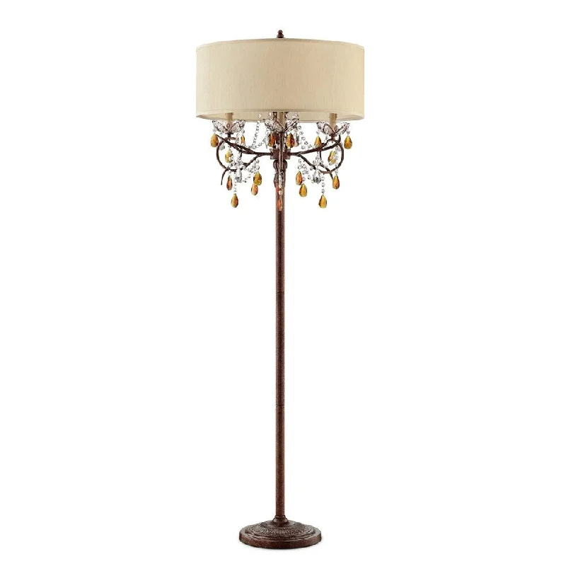 Glass Floor Lamp with Frosted Shades for Soft Diffused LightGlass Floor Lamp with Frosted Shades for Soft Diffused Light67.25"H Magnolia Floor Lamp