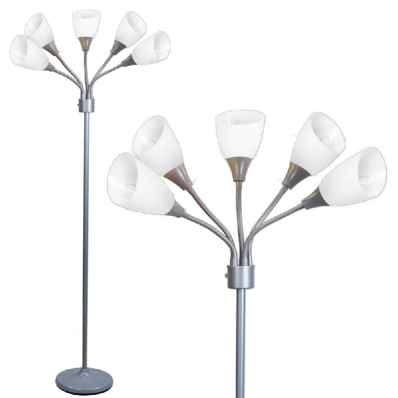 Dimmable Floor Lamp for Adjustable Lighting AmbianceDimmable Floor Lamp for Adjustable Lighting AmbianceDecor Works 5 Light Floor Lamp with White Shades Dimmable Floor Lamp for Adjustable Lighting AmbianceDimmable Floor Lamp for Adjustable Lighting AmbianceDecor Works 5 Light Floor Lamp with White Shades