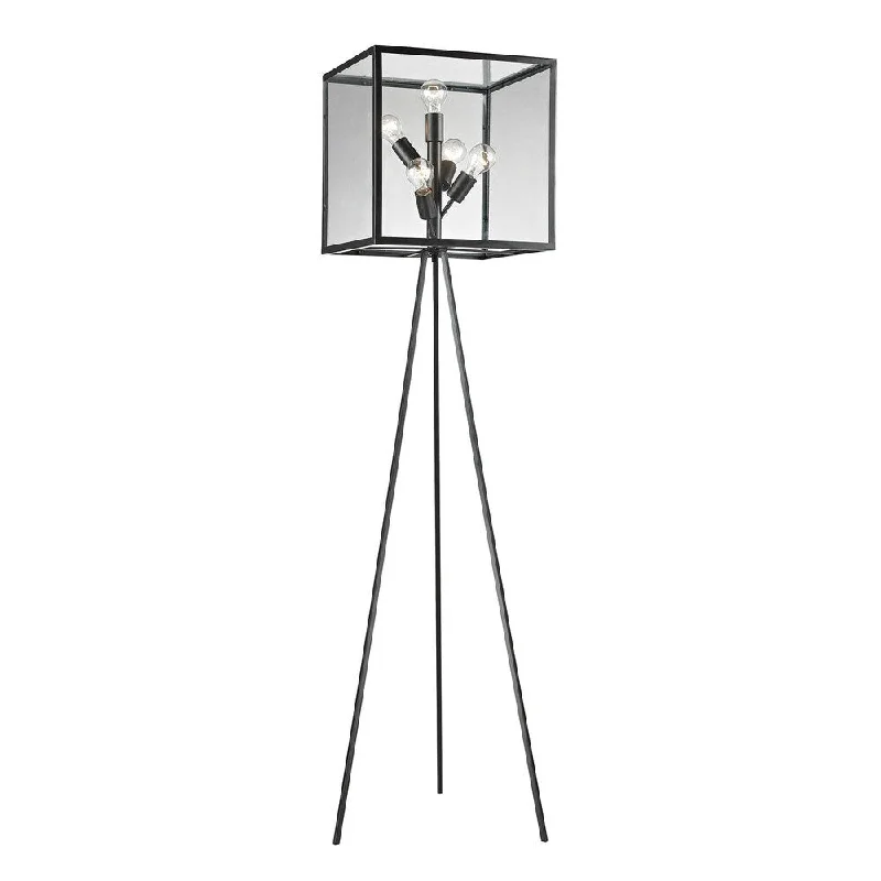 Victorian Style Floor Lamp for Traditional and Elegant InteriorsVictorian Style Floor Lamp for Traditional and Elegant InteriorsDimond Workshop Glass Cube Aged Bronze Floor Lamp