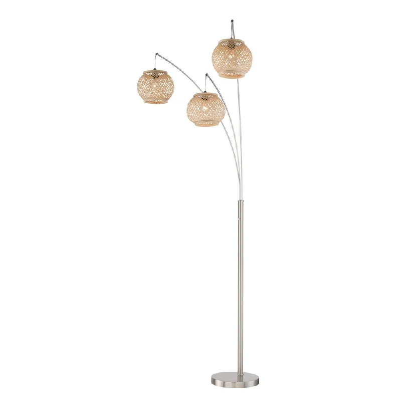 Wood Floor Lamp with Natural Grain for a Warm and Organic FeelWood Floor Lamp with Natural Grain for a Warm and Organic FeelEvangeline - Silver Wood Floor Lamp with Natural Grain for a Warm and Organic FeelWood Floor Lamp with Natural Grain for a Warm and Organic FeelEvangeline - Silver
