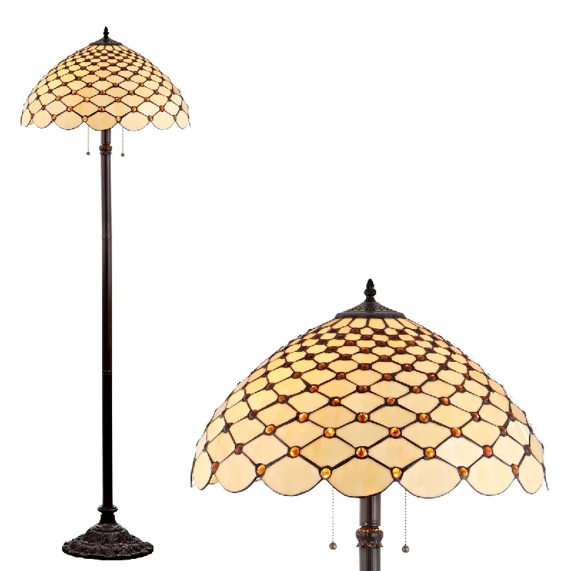 Smart Floor Lamp with Voice Control and Bluetooth ConnectivitySmart Floor Lamp with Voice Control and Bluetooth ConnectivityLee Tiffany-Style 62" LED Floor Lamp, Bronze by JONATHAN Y - 62" H x 20" W x 20" D Smart Floor Lamp with Voice Control and Bluetooth ConnectivitySmart Floor Lamp with Voice Control and Bluetooth ConnectivityLee Tiffany-Style 62" LED Floor Lamp, Bronze by JONATHAN Y - 62" H x 20" W x 20" D