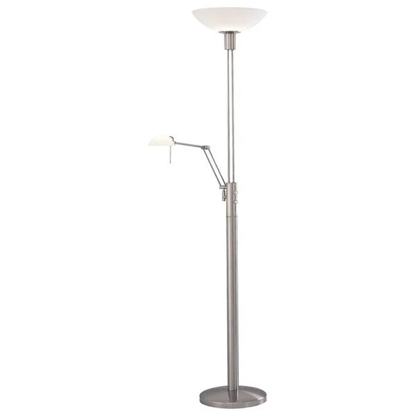 Modern Minimalist Floor Lamp for Contemporary Living RoomsModern Minimalist Floor Lamp for Contemporary Living RoomsMinka Kovacs George's Reading Room 1 Light Torchiere W/Reading Lamp Modern Minimalist Floor Lamp for Contemporary Living RoomsModern Minimalist Floor Lamp for Contemporary Living RoomsMinka Kovacs George's Reading Room 1 Light Torchiere W/Reading Lamp